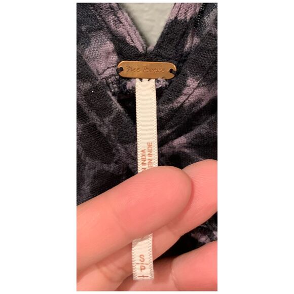 FREE PEOPLE Leo Printed Sleeveless Black Cheetah Crescent Shaped Romper - Picture 3 of 4